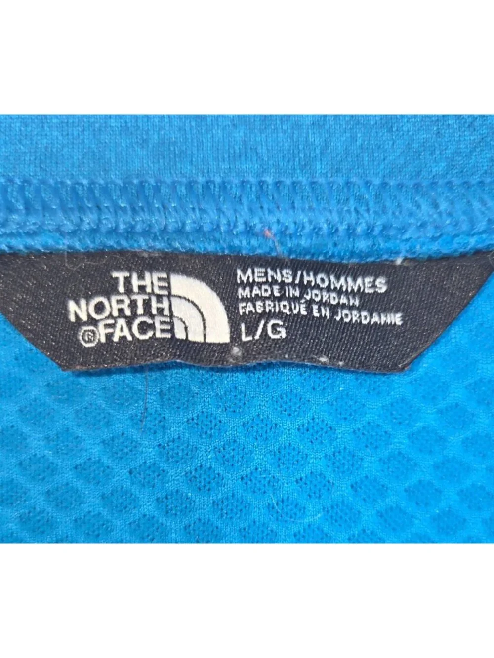 The North Face Mens Blue LS Crewneck Active Shirt Large
